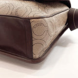 COACH Shoulder Bag PVC beige mens Used - JP-BRANDS.com