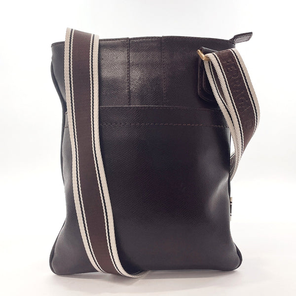 Salvatore Ferragamo Shoulder Bag leather Dark brown mens Used