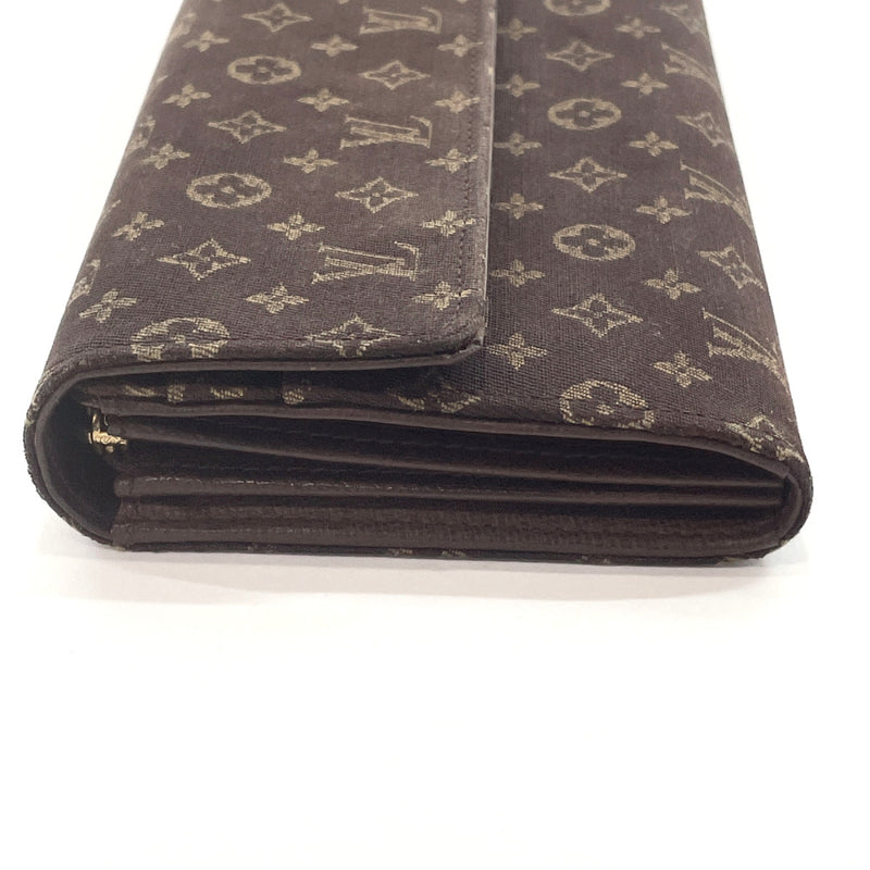 Louis Vuitton Ebene Monogram Mini Lin Zippy Wallet