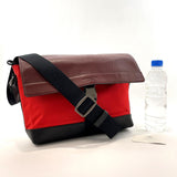 COACH Shoulder Bag Nylon/leather Red Red mens Used - JP-BRANDS.com