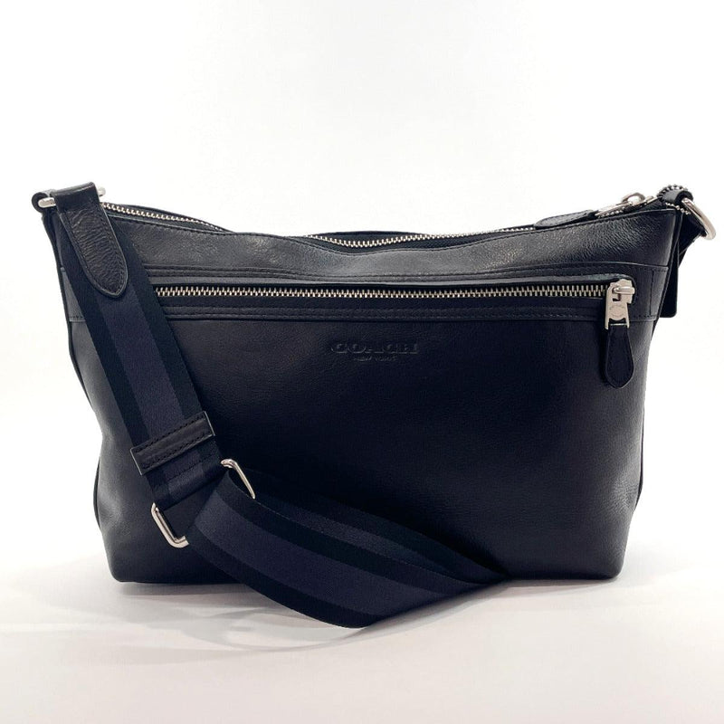 COACH Shoulder Bag leather/canvas Black mens Used - JP-BRANDS.com