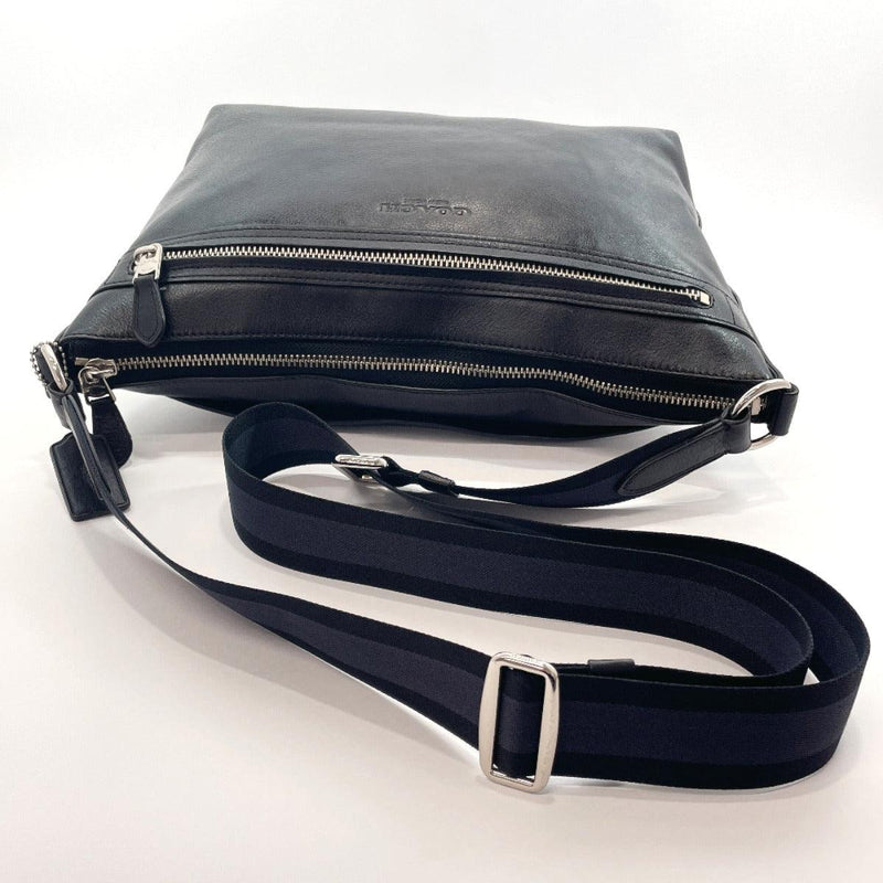 COACH Shoulder Bag leather/canvas Black mens Used - JP-BRANDS.com
