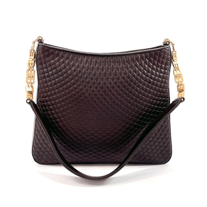 BALLY Shoulder Bag 61118 leather Dark brown Women Used - JP-BRANDS.com