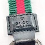 GUCCI charm Sherry line canvas/leather green green unisex Used - JP-BRANDS.com