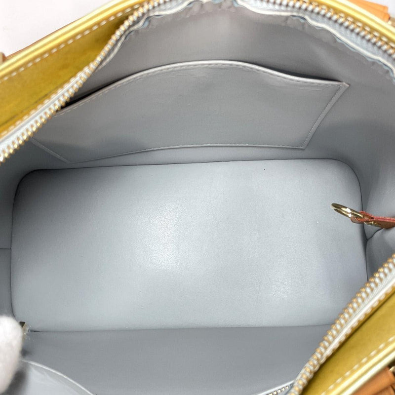 LOUIS VUITTON Handbag M91627 Wilsher PM Monogram Vernis khaki khaki Wo –