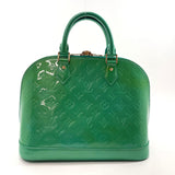 LOUIS VUITTON Handbag M91694  Alma PM Monogram Vernis green Women Used - JP-BRANDS.com