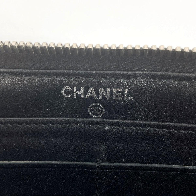 CHANEL purse Zip Around COCO Mark Patent leather Black Women Used - JP-BRANDS.com