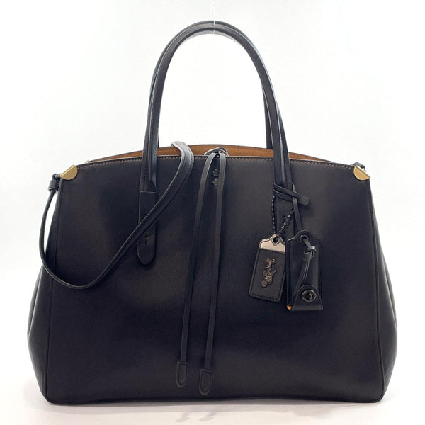 COACH Shoulder Bag 22821 leather/Suede Black Black Women Used - JP-BRANDS.com