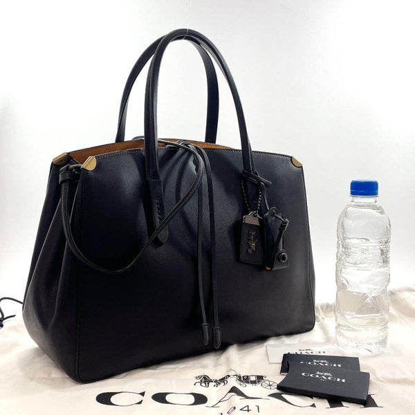 COACH Shoulder Bag 22821 leather/Suede Black Black Women Used - JP-BRANDS.com