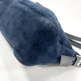 FENDI Shoulder Bag one belt Mamma bucket Suede/leather Navy Women Used - JP-BRANDS.com