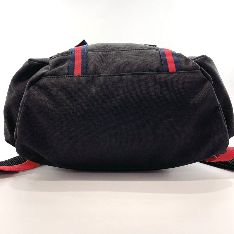 GUCCI Backpack Daypack 429037 canvas Black mens Used