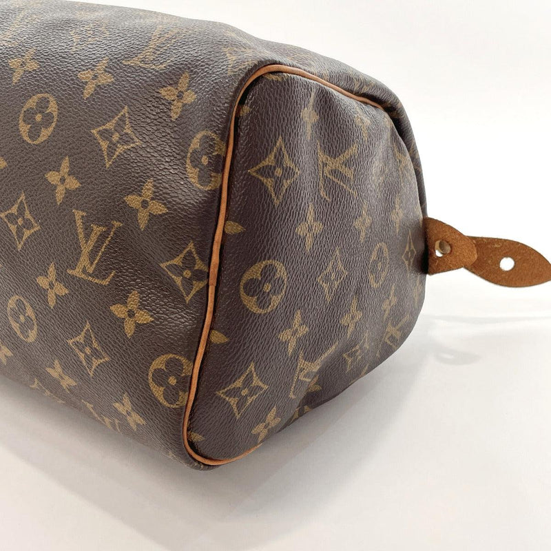 Shop for Louis Vuitton Monogram Canvas Leather Speedy 25 cm Bag