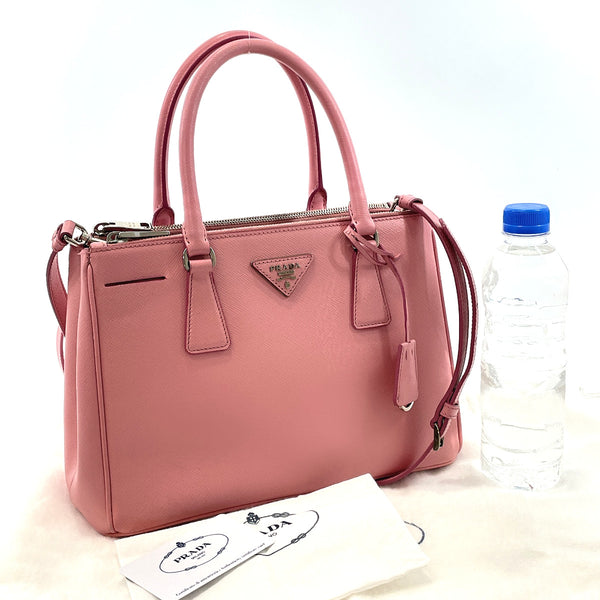 PRADA Shoulder Bag 1BA863 2way Safiano leather pink Women Used