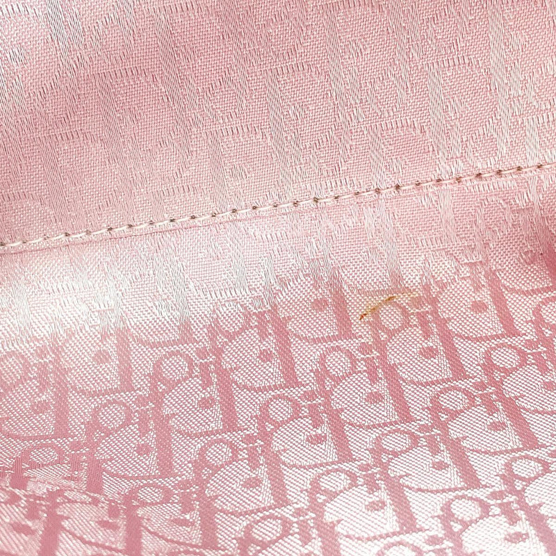 Authentic CHRISTIAN DIOR Pink Trotter Canvas Boston Bag Purse #55770 | eBay