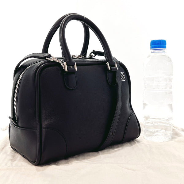 LOEWE Shoulder Bag Amazonas 75 Small leather Black Women Used