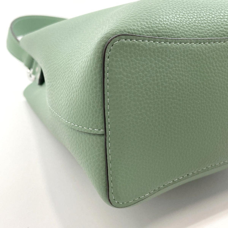 COACH Handbag leather green Women Used - JP-BRANDS.com