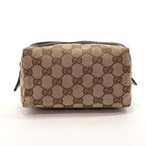 GUCCI Pouch 29595 GG canvas Brown Women Used - JP-BRANDS.com