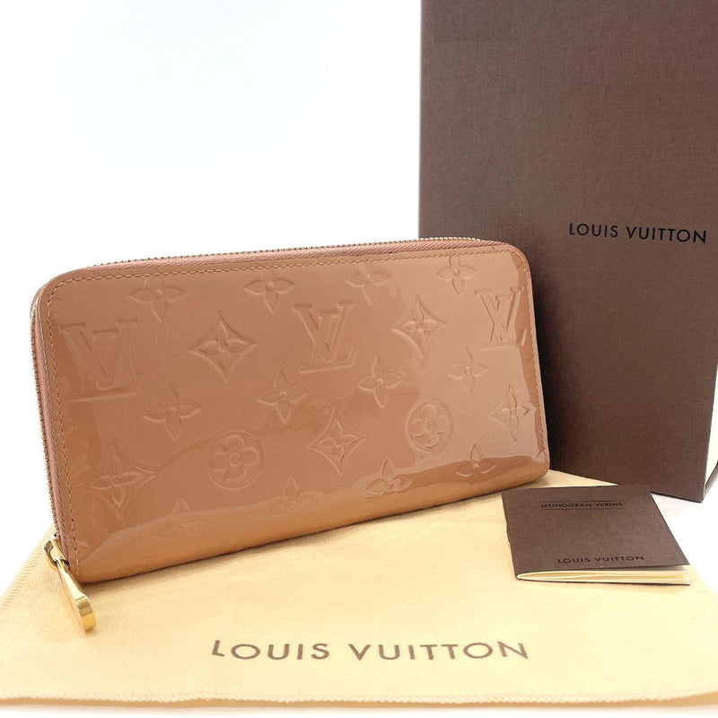 LOUIS VUITTON LOUIS VUITTON Zippy coin purse Wallet M81891 Vernis leather  PINK Used Women M81891
