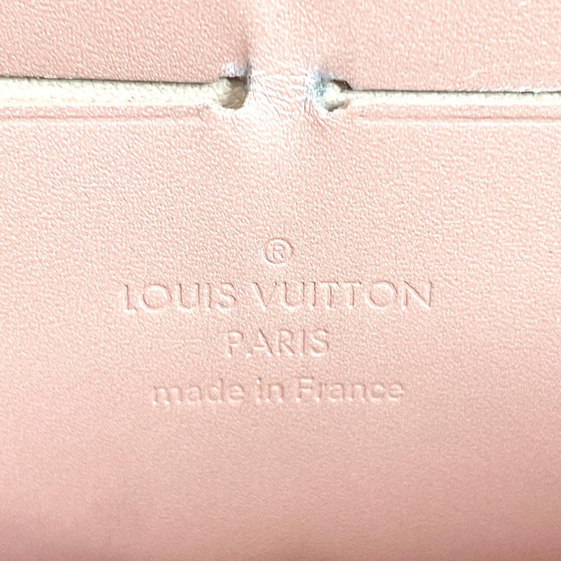 LOUIS VUITTON Vernis Zippy Wallet Hot Pink 399496