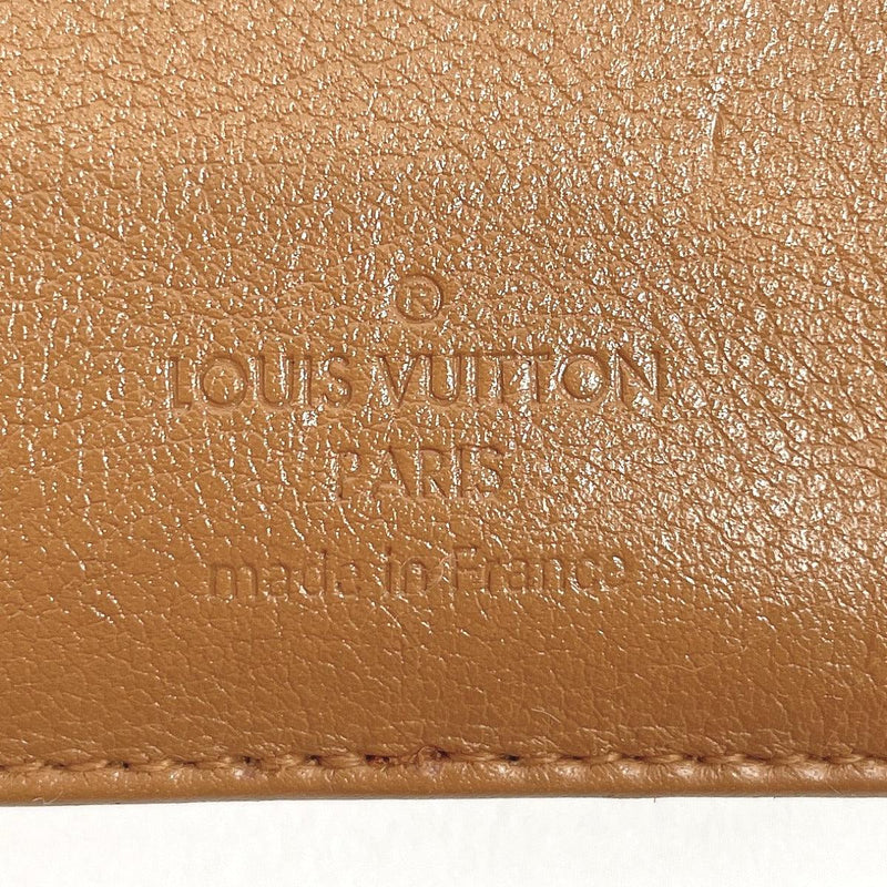 LOUIS VUITTON purse M58138 Portefeiulle Amelia Monogram Mahina Brown Women Used - JP-BRANDS.com
