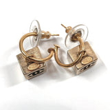 CHANEL earring Cube metal gold 02 A Women Used - JP-BRANDS.com