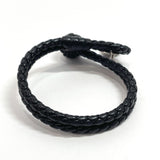BOTTEGAVENETA bracelet Intrecciato leather Black unisex Used - JP-BRANDS.com