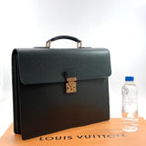 LOUIS VUITTON Business bag M30034 Moscova Taiga green mens Used - JP-BRANDS.com