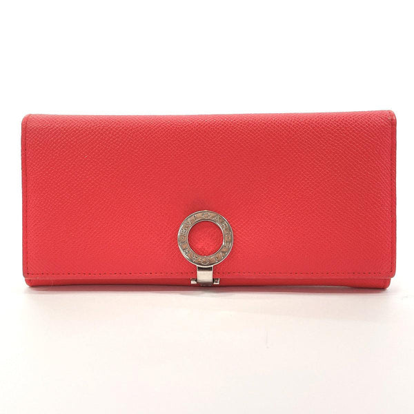 BVLGARI purse leather Red Women Used - JP-BRANDS.com