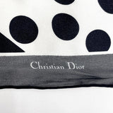 Christian Dior scarf silk white white Women Used - JP-BRANDS.com