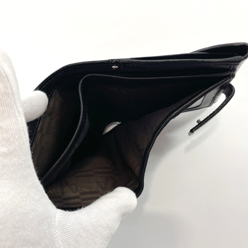 Salvatore Ferragamo wallet JV-22 4656 Gancini Patent leather Black Women Used