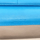 BOTTEGAVENETA purse Intrecciato leather blue unisex Used
