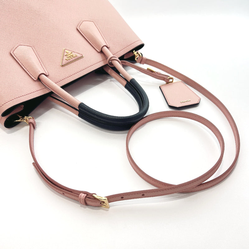 PRADA Handbag 2WAY Safiano leather pink Women Used