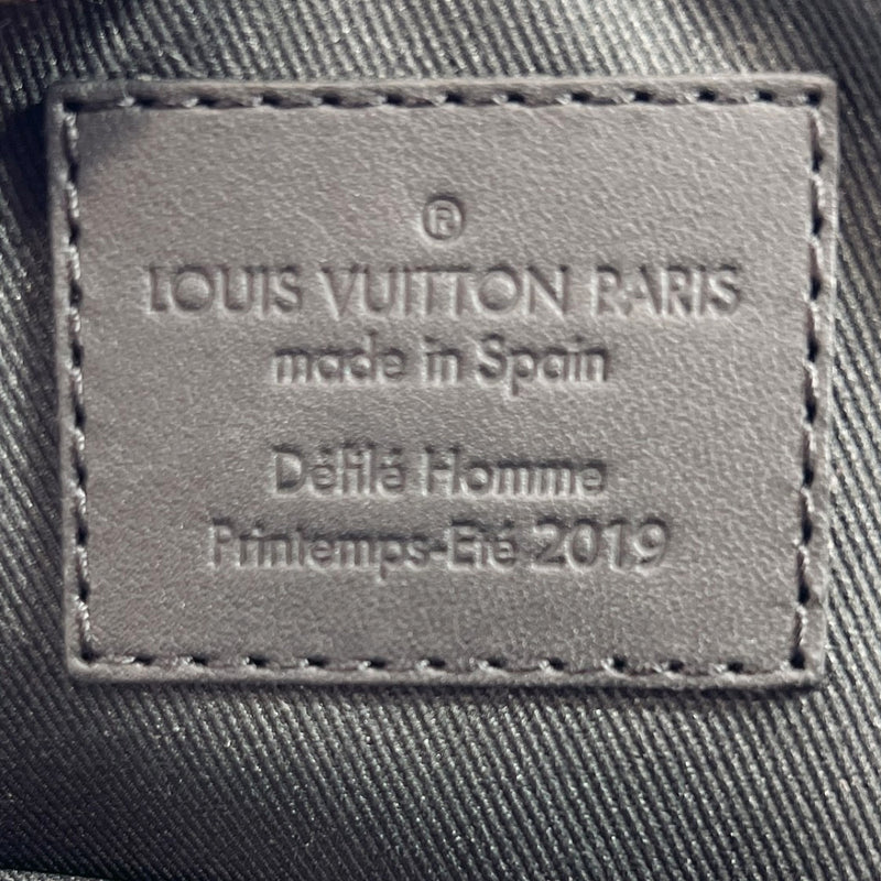 Louis Vuitton Unisex Utility Crossbody Bag Black Calfskin Leather