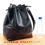 LOUIS VUITTON Shoulder Bag M44002 Noe Epi Leather Black Women Used