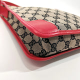 GUCCI Handbag 001・4206 one belt GG canvas/leather beige beige Women Used
