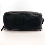 COACH Tote Bag 33916 Tall Tatum leather Black unisex Used