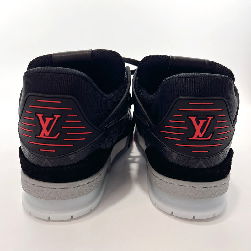 White Leather Monogram 'LV' Trainer | Sourced Edition