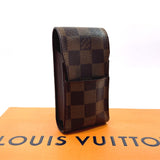 LOUIS VUITTON Other accessories N63024 Etui cigarette Damier canvas Brown unisex Used