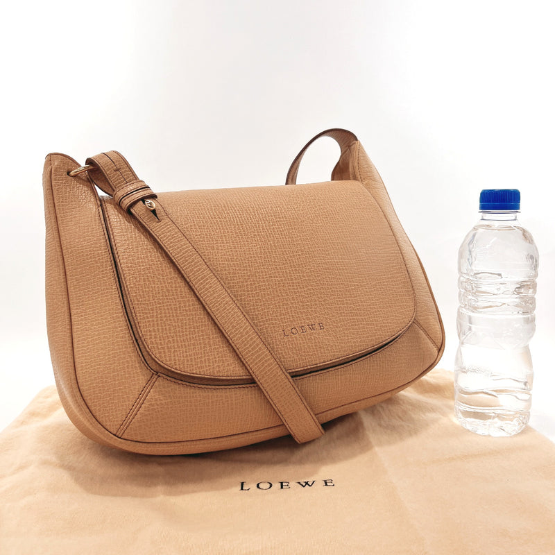 LOEWE Shoulder Bag 2WAY leather Camel Women Used
