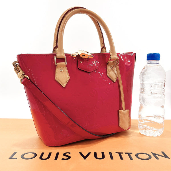 LOUIS VUITTON Handbag M90166 Montepero PM Monogram Vernis pink pink Women Used