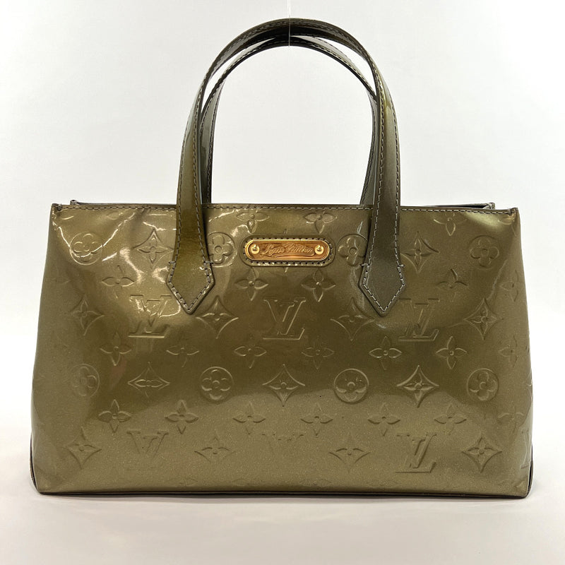 LOUIS VUITTON Handbag M91627 Wilsher PM Monogram Vernis khaki khaki Wo –