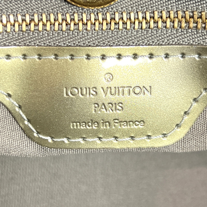 Louis Vuitton Handbag Wilshire Pm Yellow Green Monogram Vernis