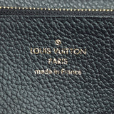 LOUIS VUITTON purse M61864 Zippy wallet Monogram unplant Black unisex Used