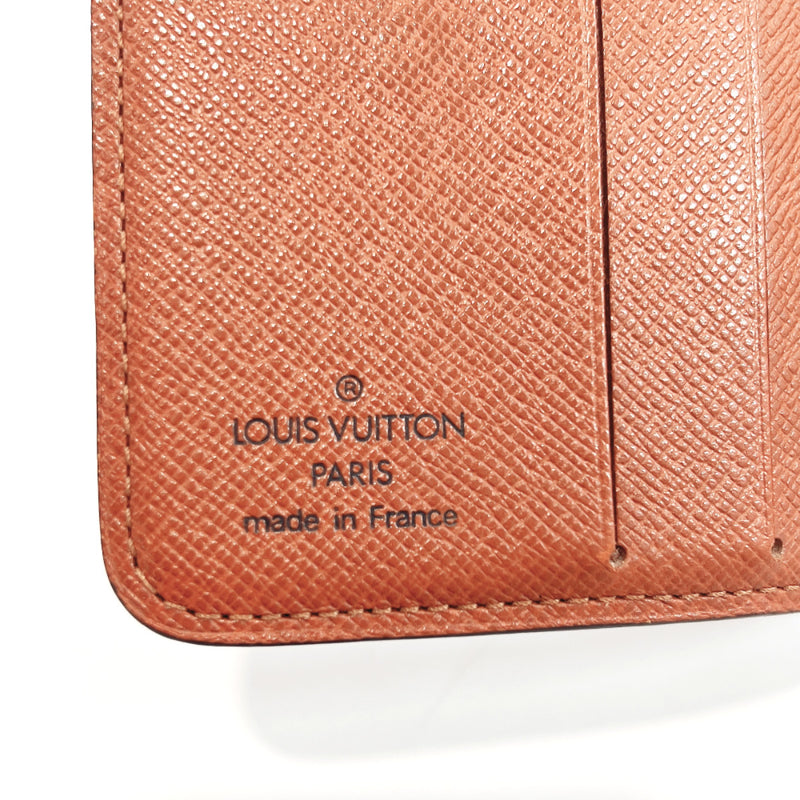 LOUIS VUITTON Tri-fold wallet M61667 Compact zip Monogram canvas Brown –