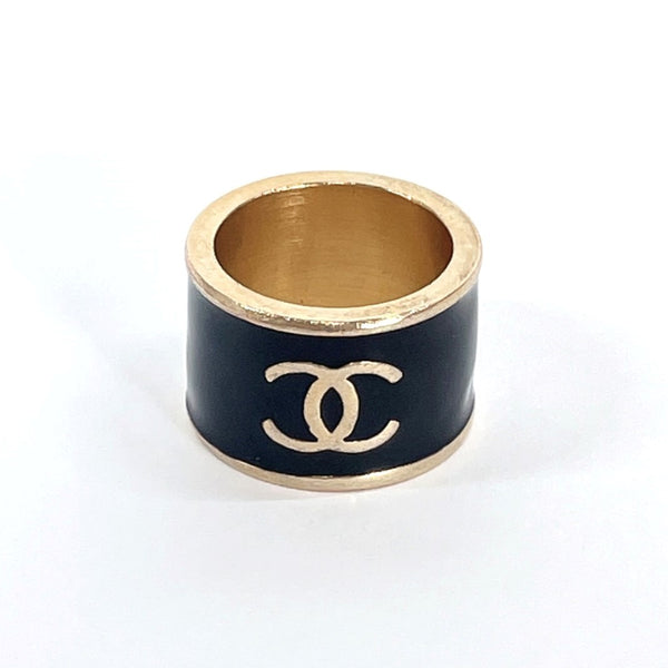 CHANEL Ring metal #14(JP Size) gold gold 02 P Women Used