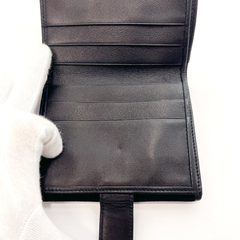 LOEWE wallet anagram Suede/leather Black Women Used