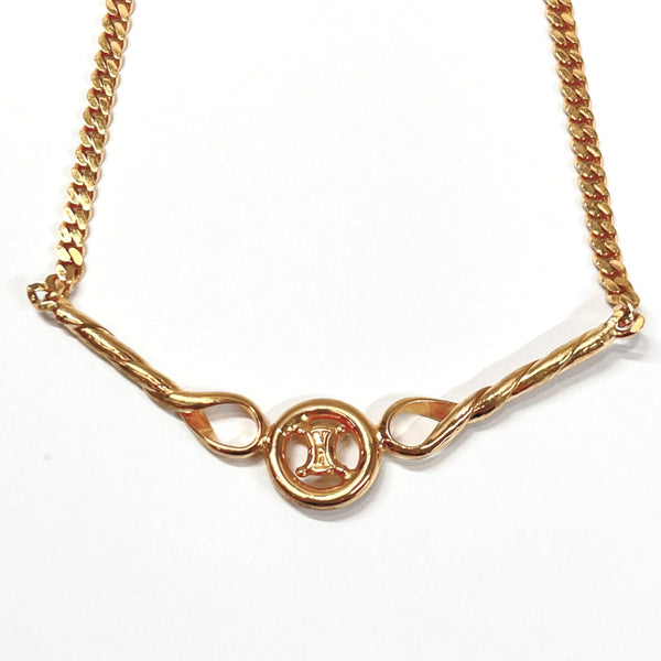 CELINE Necklace metal gold Women Used