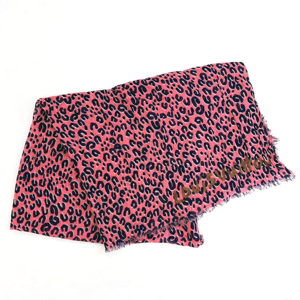 LOUIS VUITTON Stall M74904 Leopard Ka Stains/silk pink Women Used