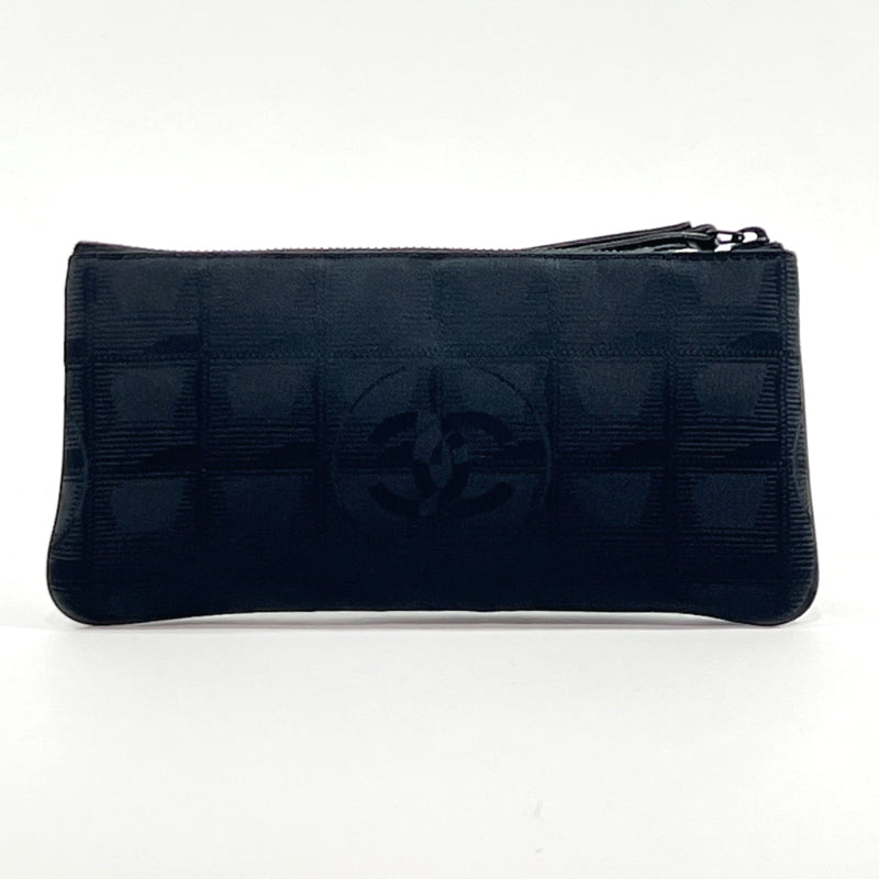 CHANEL Pouch New travel line Nylon Black Women Used –