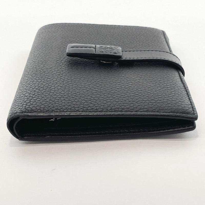 LOEWE wallet leather Black Women Used